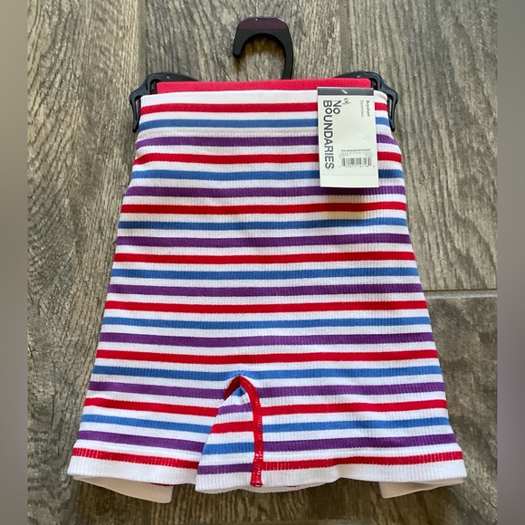 New 2 Pairs Nobo Seamless Boyshort Panties Size XL or XXL Stripes & Melon - Picture 1 of 3
